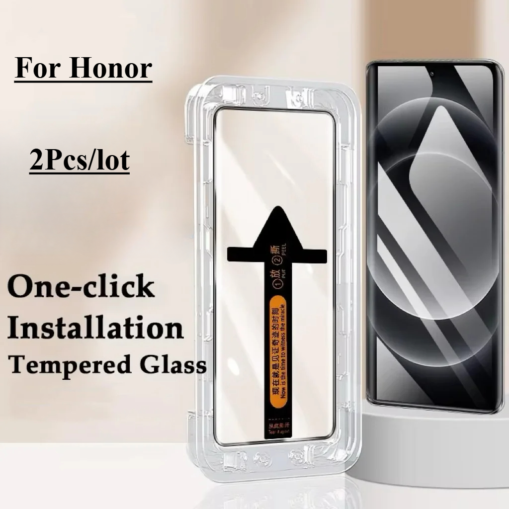 Screen Alignment Tool - 2 ชิ้นป้องกันหน้าจอสำหรับ Honor Magic 7 Lite