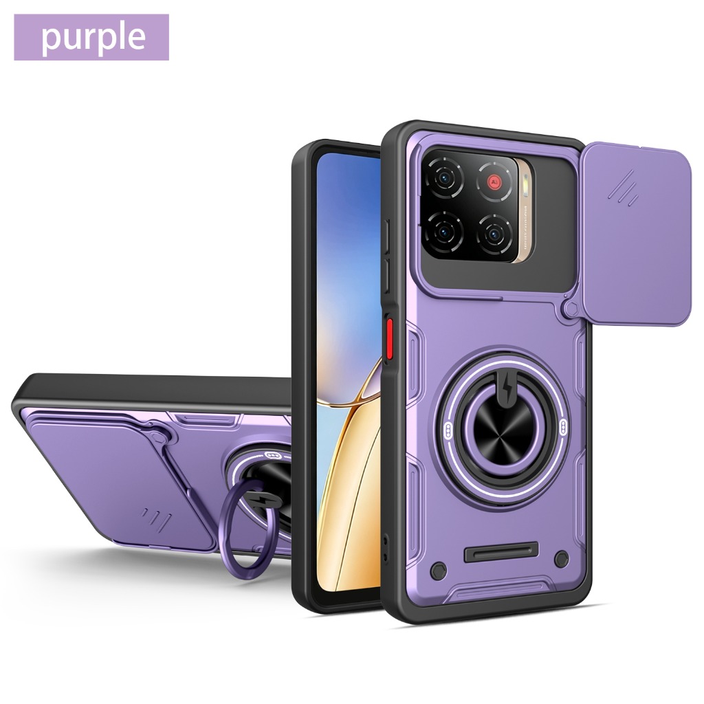 Camera Lens Protector - ตัวป้องกันเลนส์กล้องแบบเลื่อน 360 องศา ° เคสโทรศัพท์แบบมีขาตั้ง สำหรับ