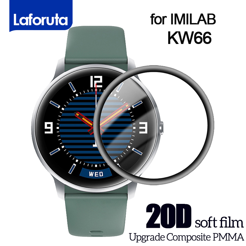 Curved Edge Screen - 20D ป้องกันหน้าจอสําหรับ IMILAB KW66 สมาร์ทนาฬิกาขอบโค้งนุ่มป้องกันฟิล์มสําหรับ imilab