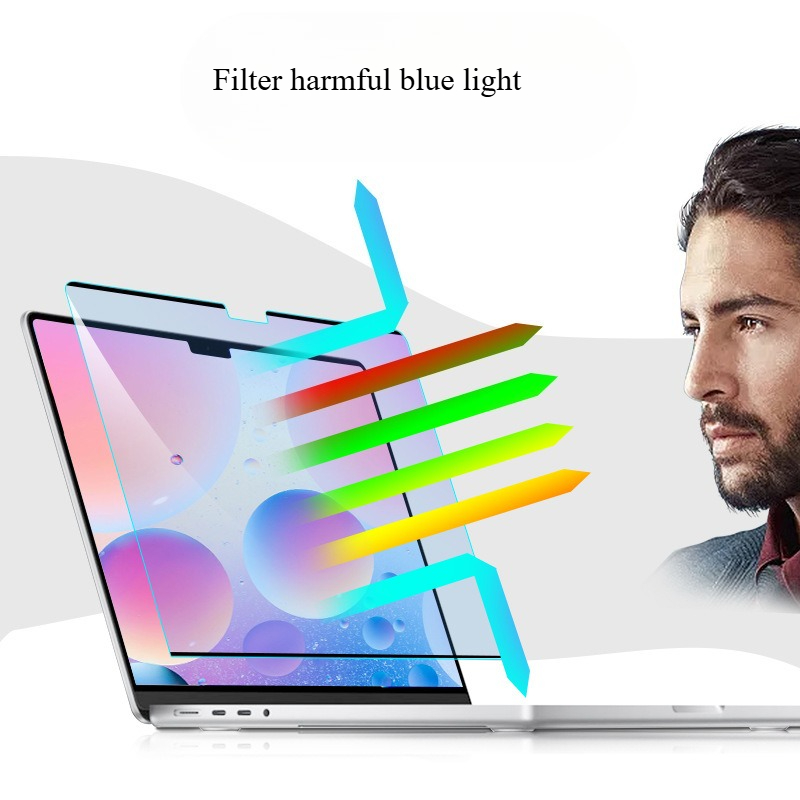 Anti Blue Light Film - ป้องกันแสงสีฟ้า ฟิล์มกันรอยแม่เหล็ก สำหรับ 2025/2026Macbook Air 13/15