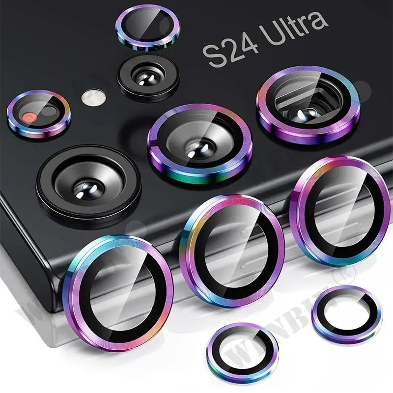 Tempered Glass Screen 9H - 2 Pcs เลนส์กล้องสําหรับ Samsung S25 S24