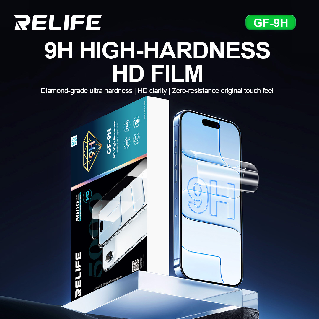Screen Protector Cutter - ฟิล์มไฮโดรเจล RELIFE GF-9H HD ความแข็งสูง ระดับเพชร