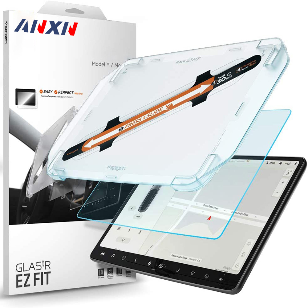 Anti Blue Light Film - กระจกนิรภัยป้องกันหน้าจอได้รับการออกแบบสำหรับ Tesla รุ่น3รุ่น Y Dashboard Touchscreen