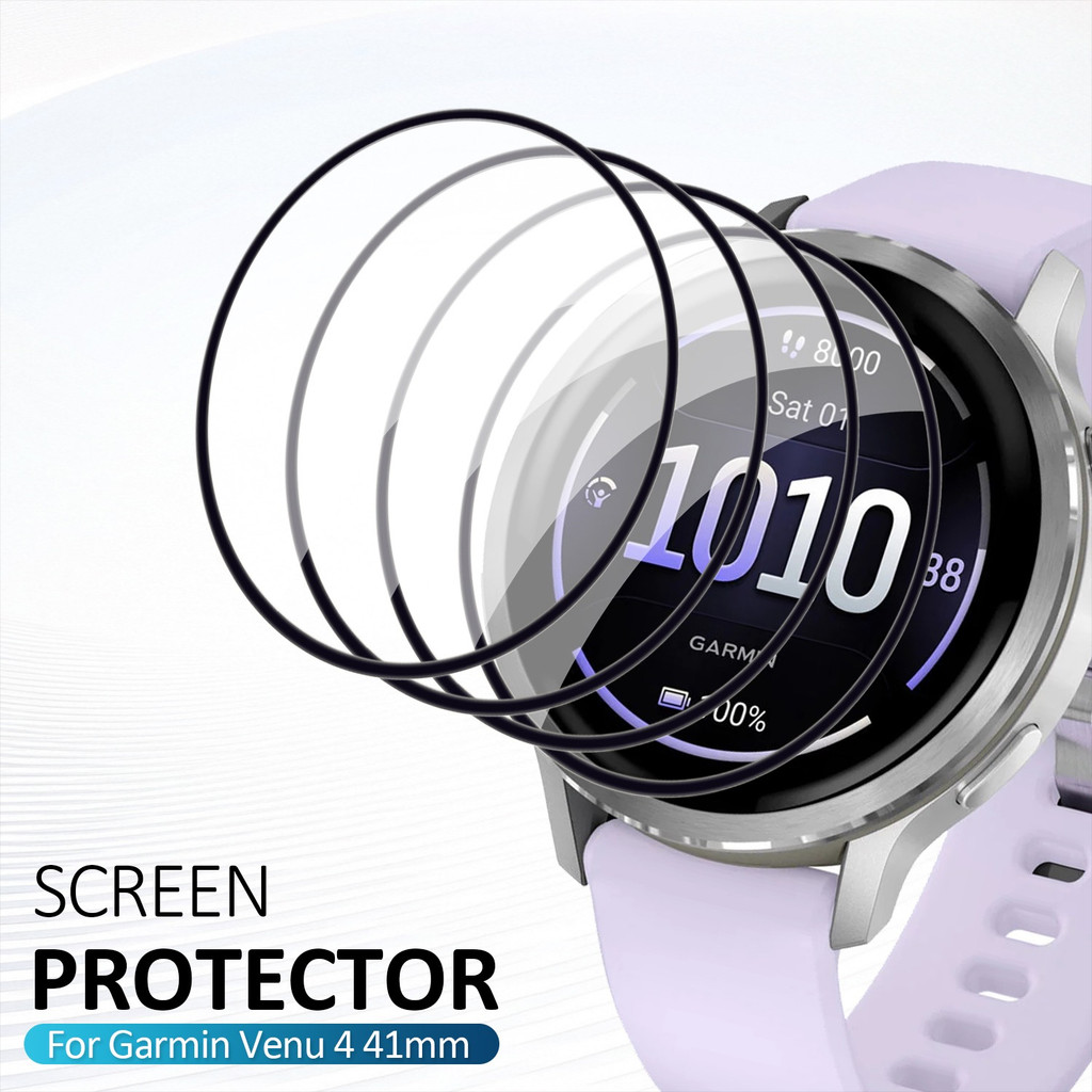 Hydrogel Screen Protector - ฟิล์มกันรอยหน้าจอ HD 4 ชิ้นสำหรับ Garmin Venu
