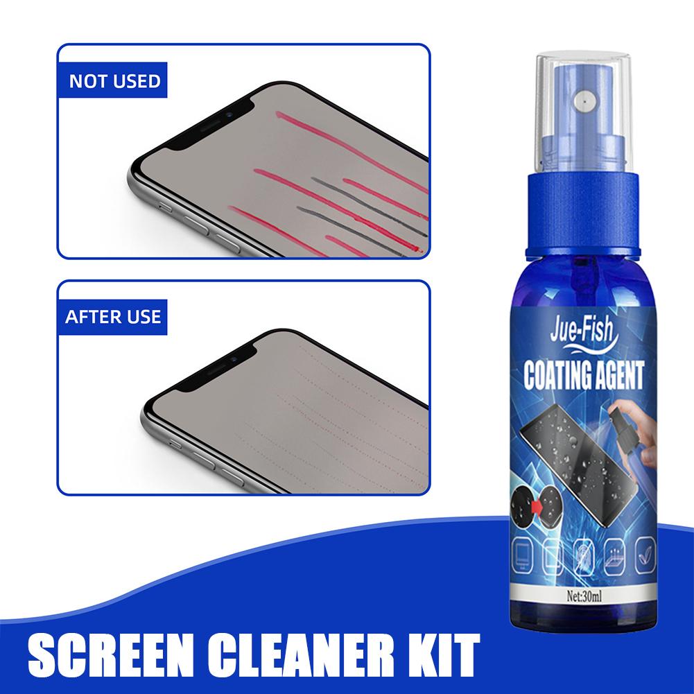 Oleophobic Coating Spray - สเปรย์ป้องกันหน้าจอแบบน้ำ ฟิล์มเคลือบหน้าจอแบบไม่ชอบน้ำ ป้องกันรอยขีดข่วน ป้องกันรอยนิ้วมือ สารซ่อมแซม สารกันน้ำ