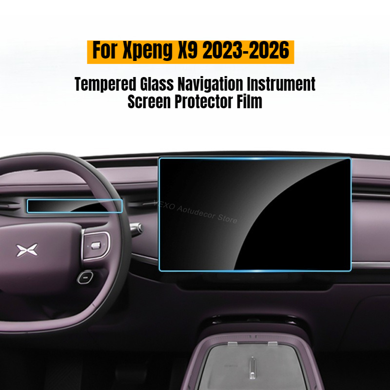 Glass Protector Auto - ฟิล์มกันรอยหน้าจอสำหรับรถยนต์ Xpeng GX 2026 ฟิล์มกระจกนิรภัย HD