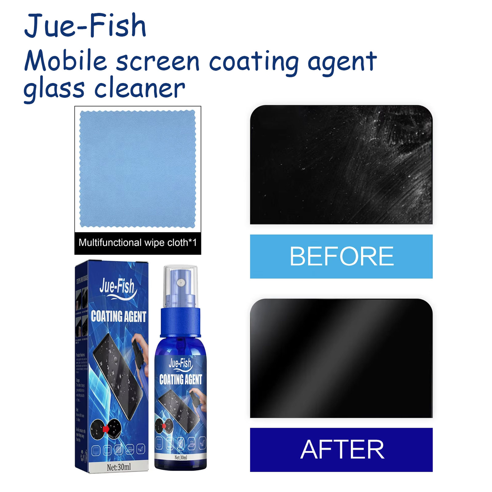 Oleophobic Coating Spray - สเปรย์ป้องกันหน้าจอของเหลว หน้าจอเคลือบสารกันน้ำ ฟิล์มป้องกัน ป้องกันรอยขีดข่วน ป้องกันลายนิ้วมือ ตัวแทนโอเลโอโฟบิก