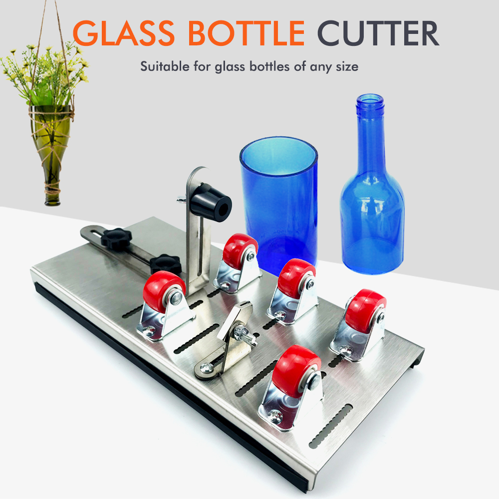 Screen Protector Cutter - DIY เครื่องตัดขวดแก้วปรับขนาดโลหะ Glassbottle เครื่องตัด Crafting ขวดไวน์ตกแต่งบ้านตัด