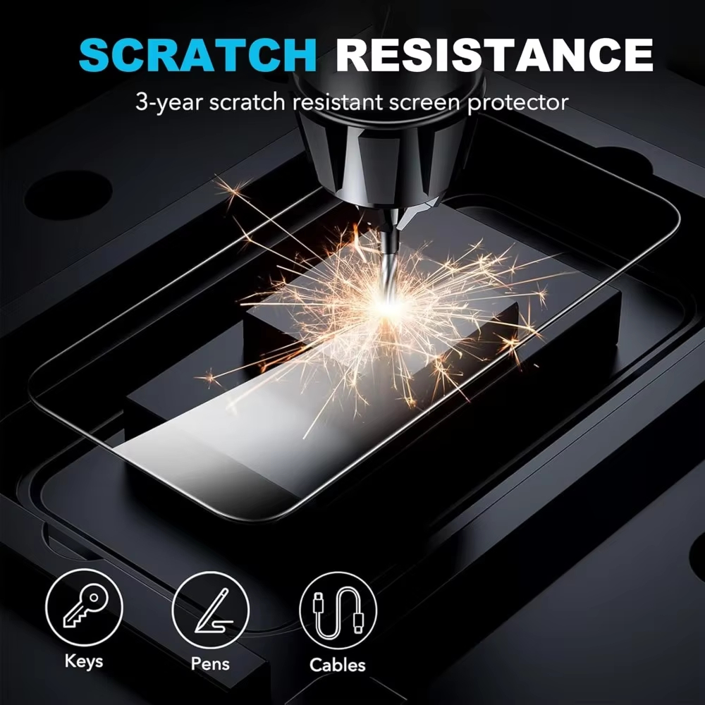4PCS กระจกนิรภัยแบบโค้งเต็มจอส - Curved Edge Screen บทวิจารณ์และราคา