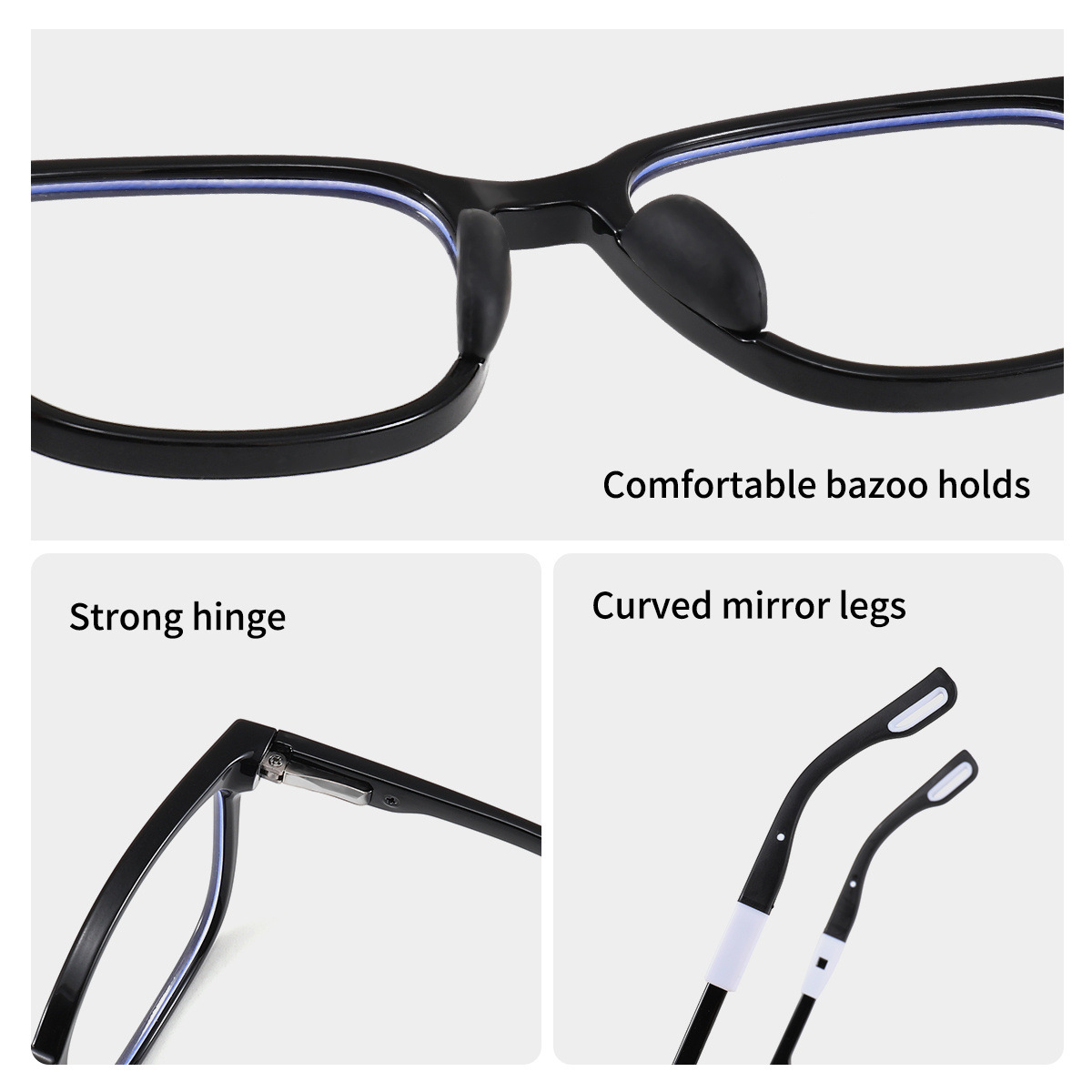 กรอบแว่นตาทรงกลมแบบออพติคอล สำ - Anti Blue Light Film บทวิจารณ์และราคา