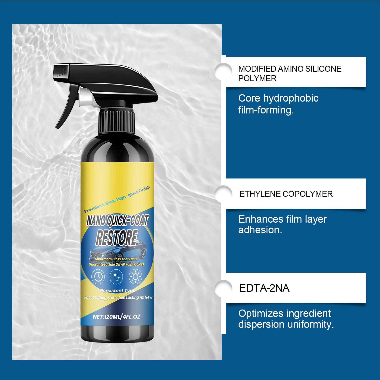 สเปรย์เคลือบเซรามิกสำหรับรถยนต - Nano Liquid Coating บทวิจารณ์และราคา