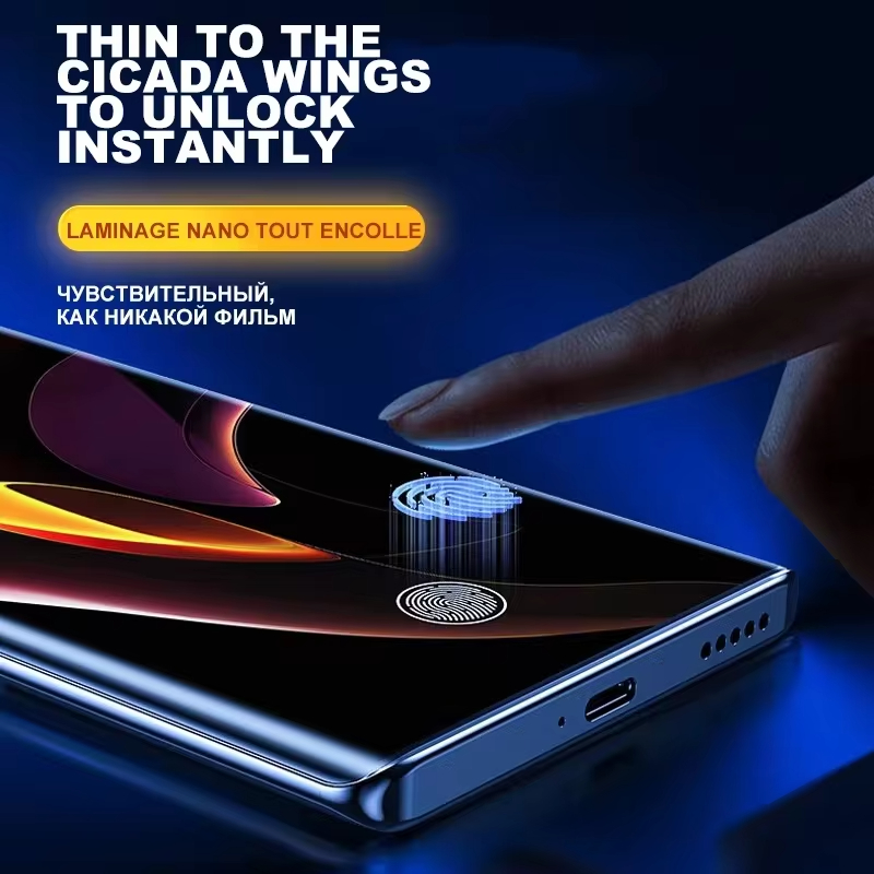 ขอบโค้ง Anti-Spy กระจกนิรภัยสํ - Curved Edge Screen บทวิจารณ์และราคา