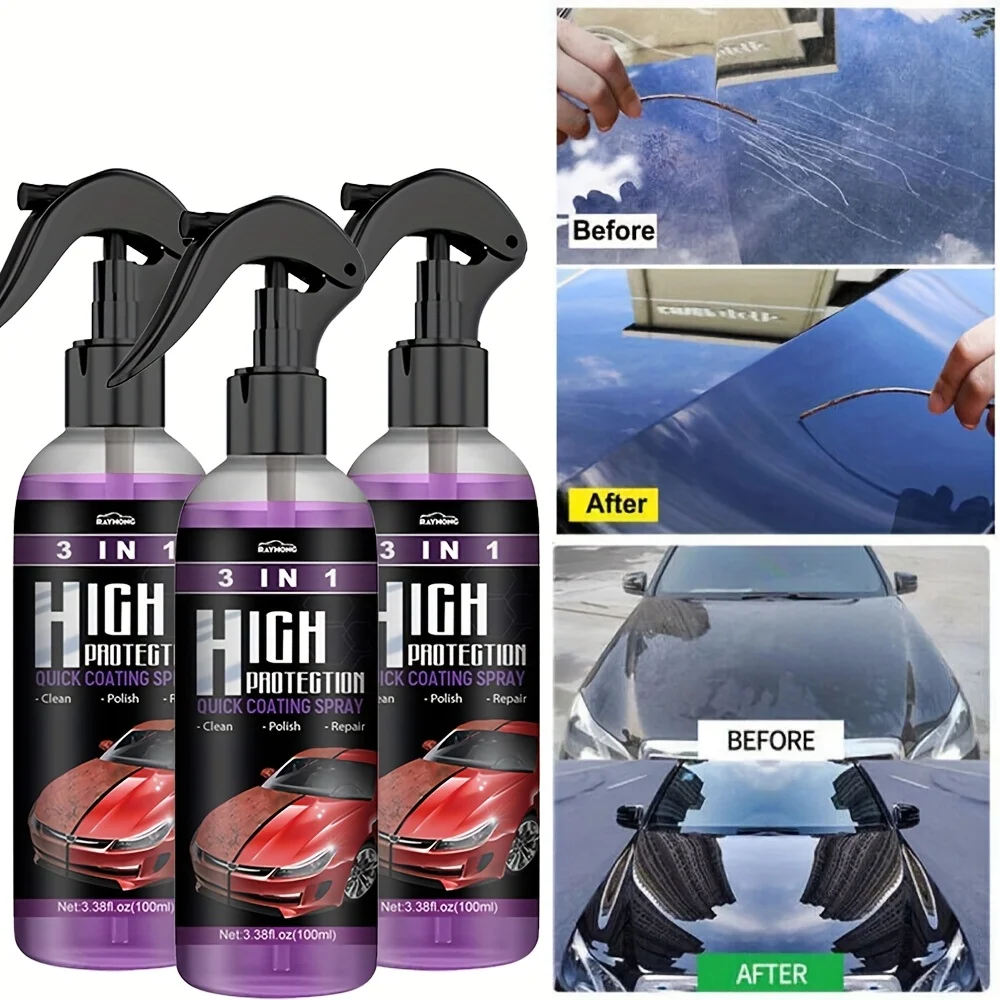 สเปรย์เคลือบเซรามิก 3 in 1 สำห - Nano Liquid Coating บทวิจารณ์และราคา