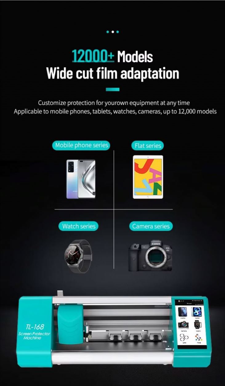 เครื่องตัดฟิล์มกันรอยหน้าจอโทร - Hydrogel Screen Protector บทวิจารณ์และราคา