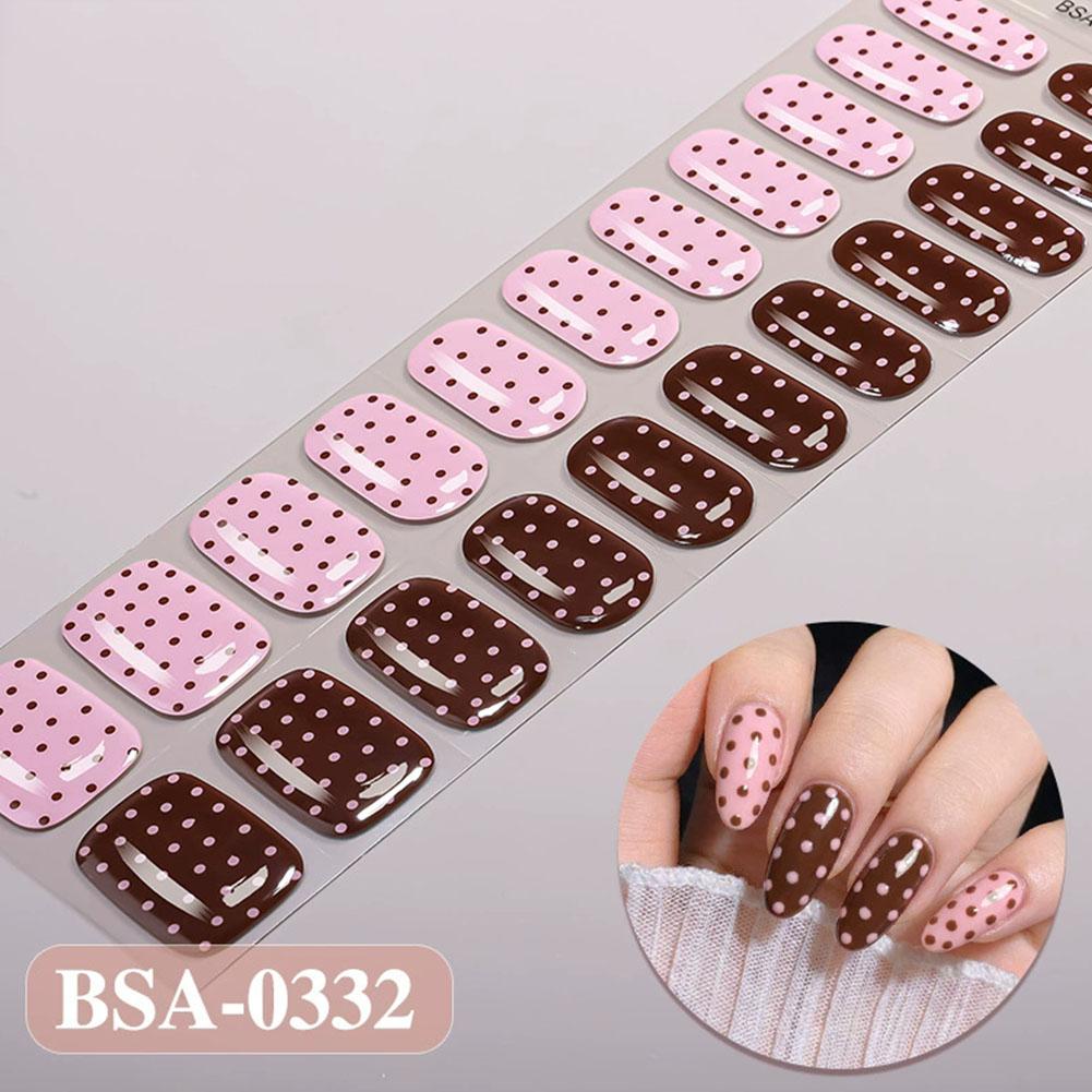 สติกเกอร์ติดเล็บลายจุดแบบเจล ป - Full Cover Adhesive บทวิจารณ์และราคา
