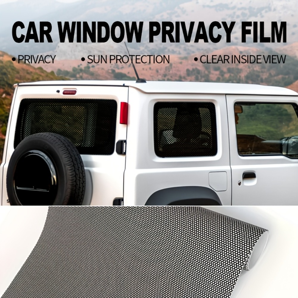ฟิล์มติดกระจกรถยนต์แบบม้วน สีด - Privacy Screen Protector บทวิจารณ์และราคา