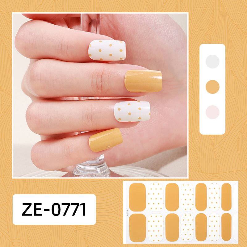 16 ทิปส์ สติ๊กเกอร์ติดเล็บแบบเ - Full Cover Adhesive บทวิจารณ์และราคา