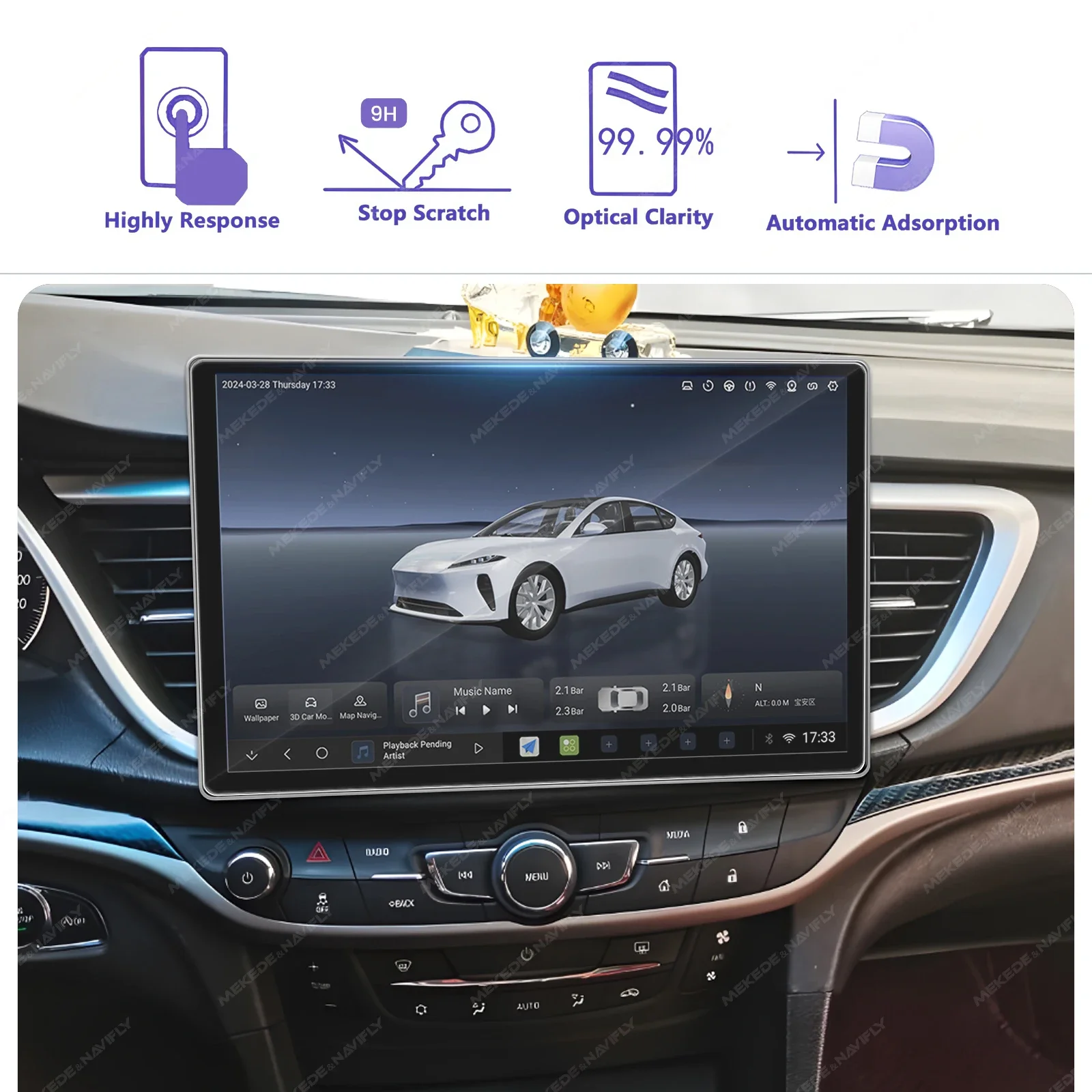 ป้องกันสติกเกอร์ฟิล์มสําหรับ 1 - Glass Protector Auto บทวิจารณ์และราคา