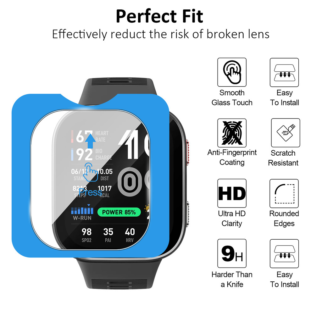 1-5 ชิ้น ฟิล์มกระจกนิรภัยใส HD - Glass Protector Auto บทวิจารณ์และราคา