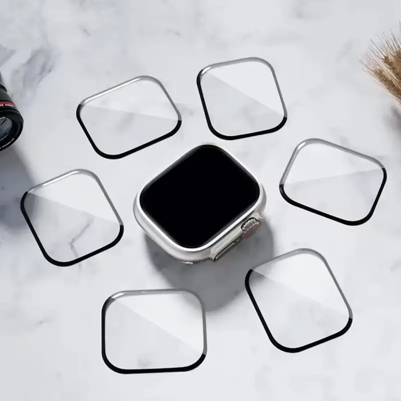 1-5 ชิ้นฟิล์มป้องกันรอยขีดข่วน - Smartwatch Screen Film บทวิจารณ์และราคา