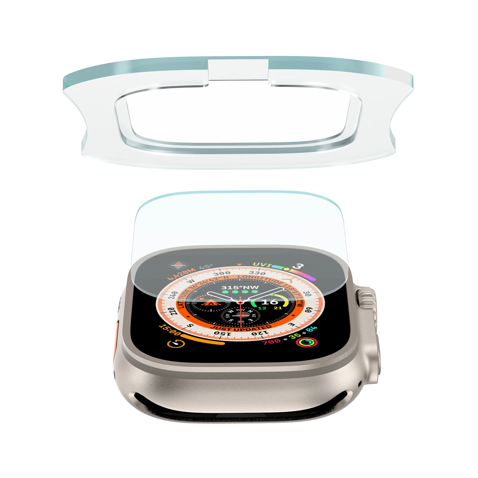 กระจกนิรภัยสําหรับ Apple Watch - Screen Alignment Tool บทวิจารณ์และราคา