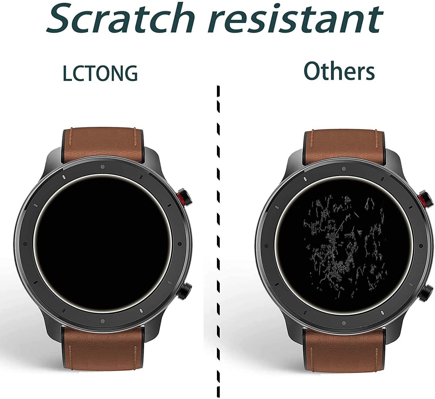 9H กระจกนิรภัยฟิล์มสําหรับ Ama - Smartwatch Screen Film บทวิจารณ์และราคา