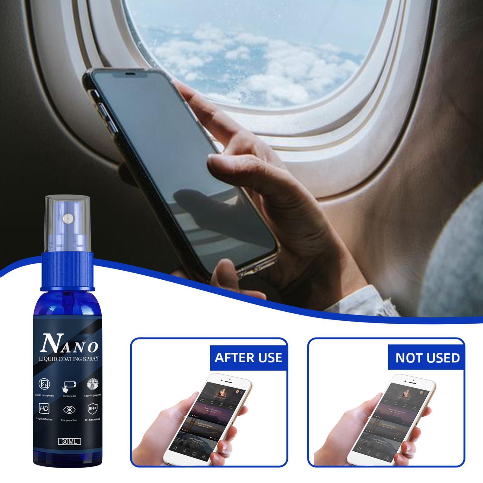 สเปรย์ป้องกันรอยขีดข่วน ไฮโดรโ - Oleophobic Coating Spray บทวิจารณ์และราคา
