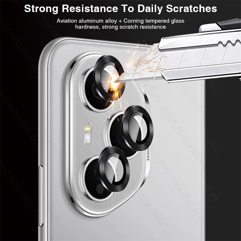 ฝาครอบป้องกันกล้องวงแหวนโลหะ H - Tempered Glass Screen 9H บทวิจารณ์และราคา